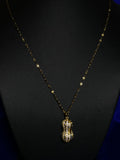 Pearl duo pod necklace