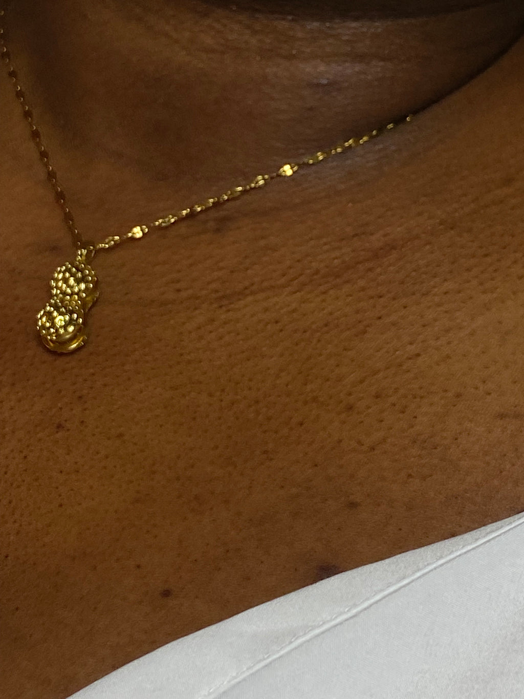 Pearl duo pod necklace