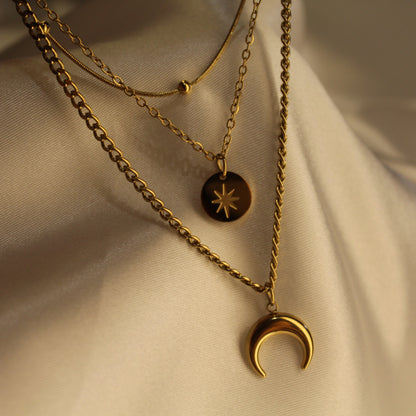 Moon Layered necklace