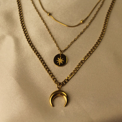 Moon Layered necklace
